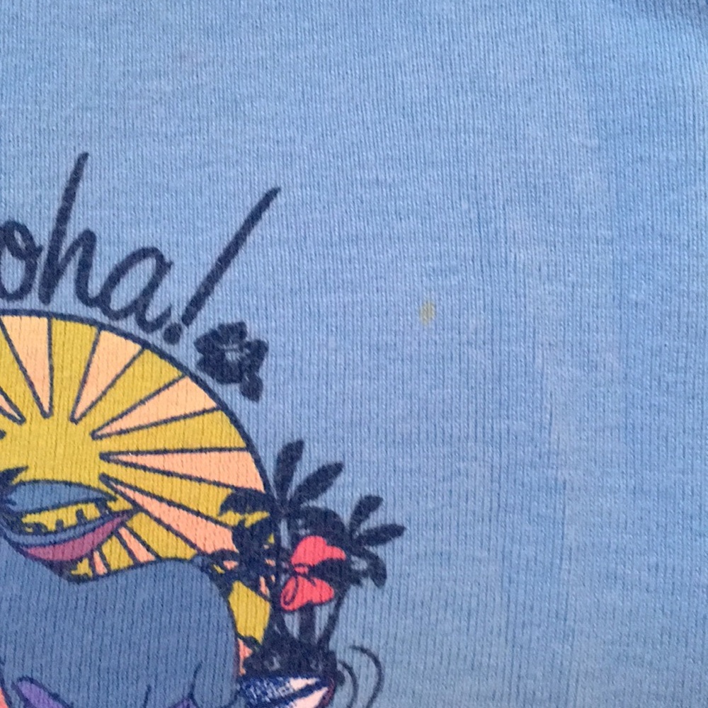 Disney vintage EEyore Aloha shirt. Size M Jr EUC woman small - Picture 7 of 7